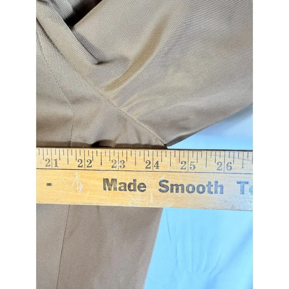 Banana Republic Flight Jacket Mens Large Tan Water Resistant Bomber Jacket